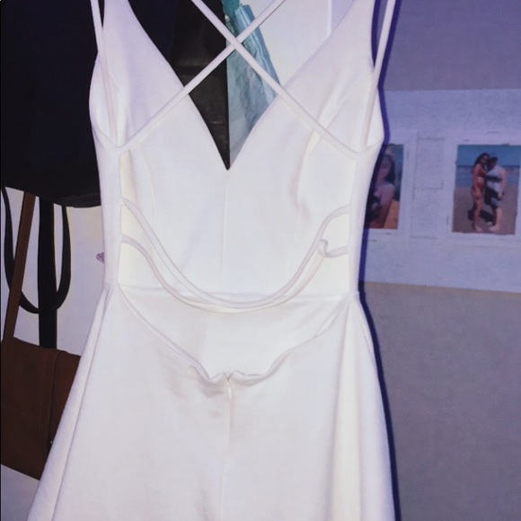 Lulu’s White Mini Dress - Picture 2 of 2
